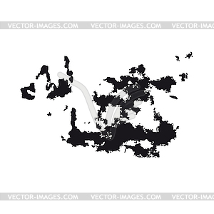 Background of black spots - vector image