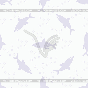 Pattern of silhouettes of sharks - vector EPS clipart