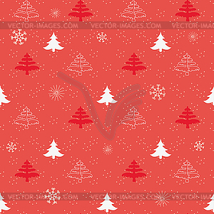 Christmas winter background - vector clipart