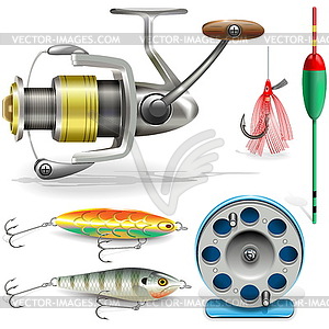 Fishing Tackle - vector EPS clipart