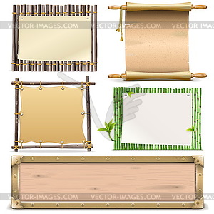 Boards Set  - vector clipart