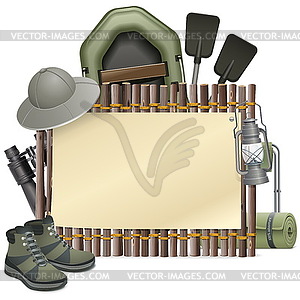 Outdoor Leisure Board - royalty-free vector clipart