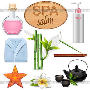 SPA иконки Set - клипарт в векторе