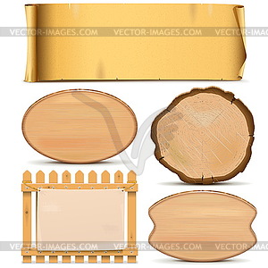 Boards Set  - vector image