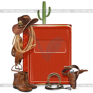 Cowboy Book - vector image