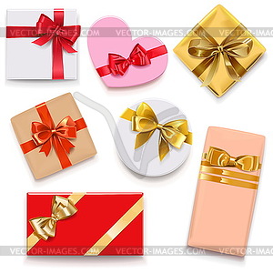 Gift Box Icons - vector image