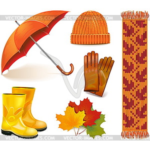 Autumn Icons - vector image