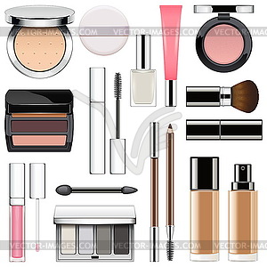 Makeup Icons Set  - vector clipart / vector image