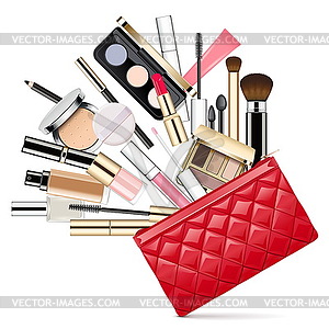 Makeup Bag - vector clip art