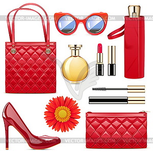 Fashion Accessories - royalty-free vector clipart