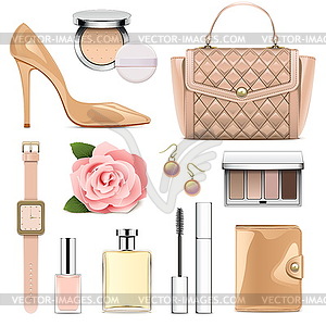 Fashion Accessories Set  - vector clipart