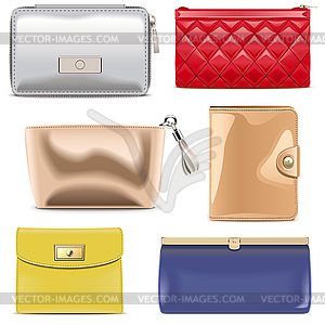 Purse Icons - vector image