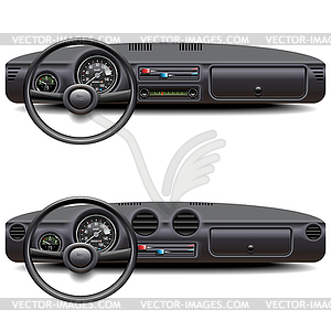 Car Dashboard - stock vector clipart