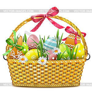 Easter Basket - vector image