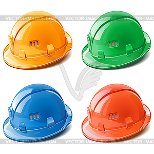 Construction Helmet Kit - vector clipart