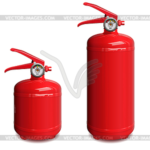 Red Fire Extinguisher - vector clipart / vector image