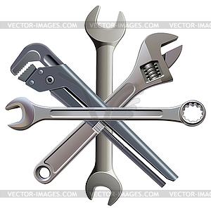 Wrench Concept - vector clip art