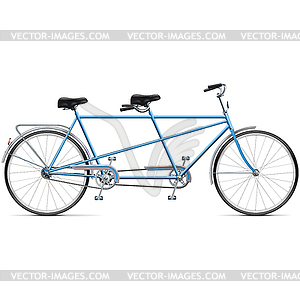 Bicycle Tandem - vector image