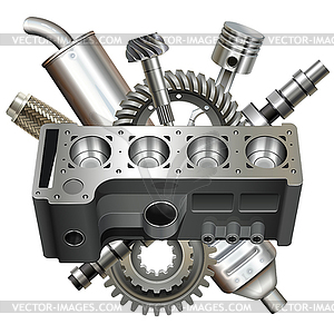 radial engine clipart