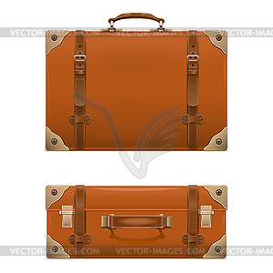 Retro Baggage Icons - vector image