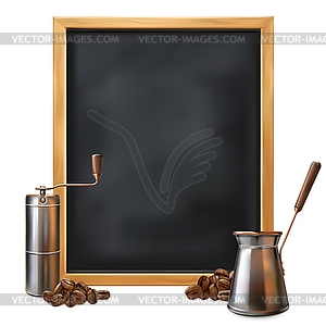 Cafe Menu Board - vector image