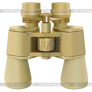 Safari Binoculars Icon - color vector clipart