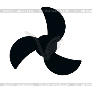 Propeller Screw Symbol - vector image