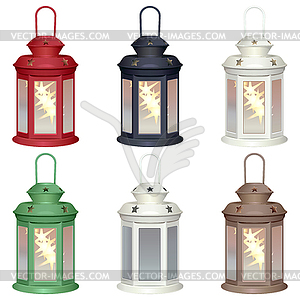 Decorative Lamps - vector clipart