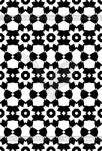 Seamless pattern in a black - white colors - vector image