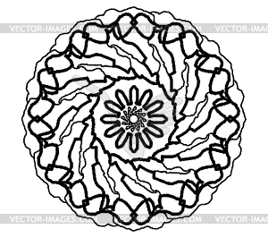 Abstraction graphic Mandala - vector clipart