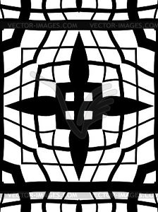 Pattern with a decprative cross - vector clip art