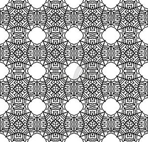 Seamless decorative pattern - vector clipart