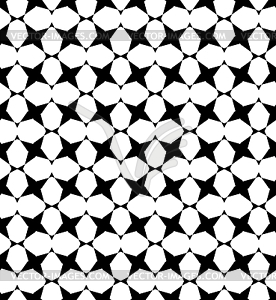 Seamless decorative pattern in a balck - white colors - vector image