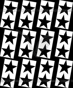 Seamless decorative pattern with a stars - vector clipart