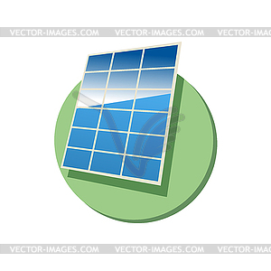 Панель солнечных батарей - рисунок в векторе