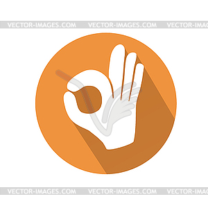 Ok sign - vector clipart