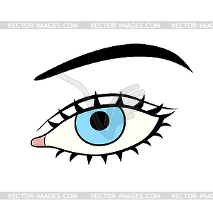 Woman eye - vector clipart