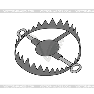 Bear trap - vector image