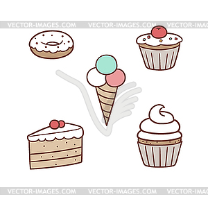 Confection pack - vector clip art