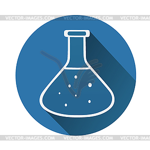 Chemical bottle - vector image