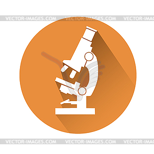 Microscope symbol - vector clipart