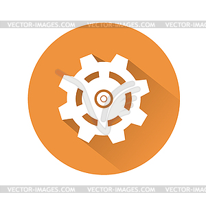 Gear symbol - vector image