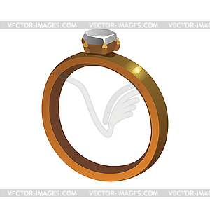 Jewelry ring - vector clip art