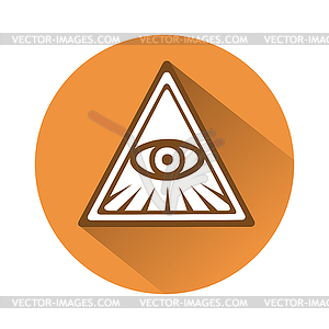 Глаз Провидения - иллюстрация в векторном формате