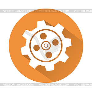 Gear symbol - vector clip art