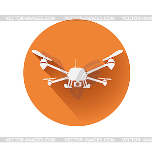 Quadcopter symbol - vector image