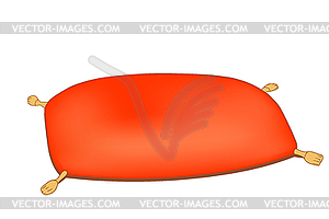 Red pillow - vector clip art