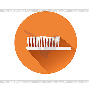 Toothbrush symbol - vector image