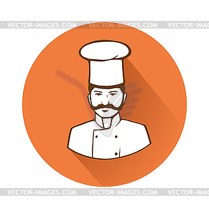 Cook chief symbol - vector clipart