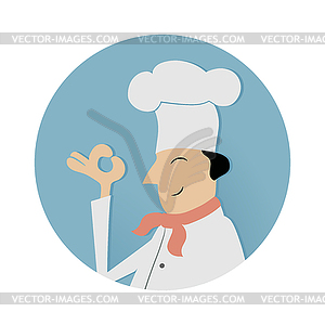 Cook chief symbol - vector clipart